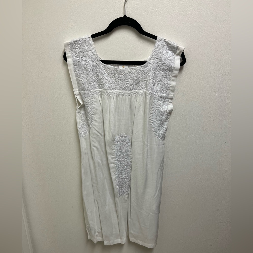 White Mexican dress